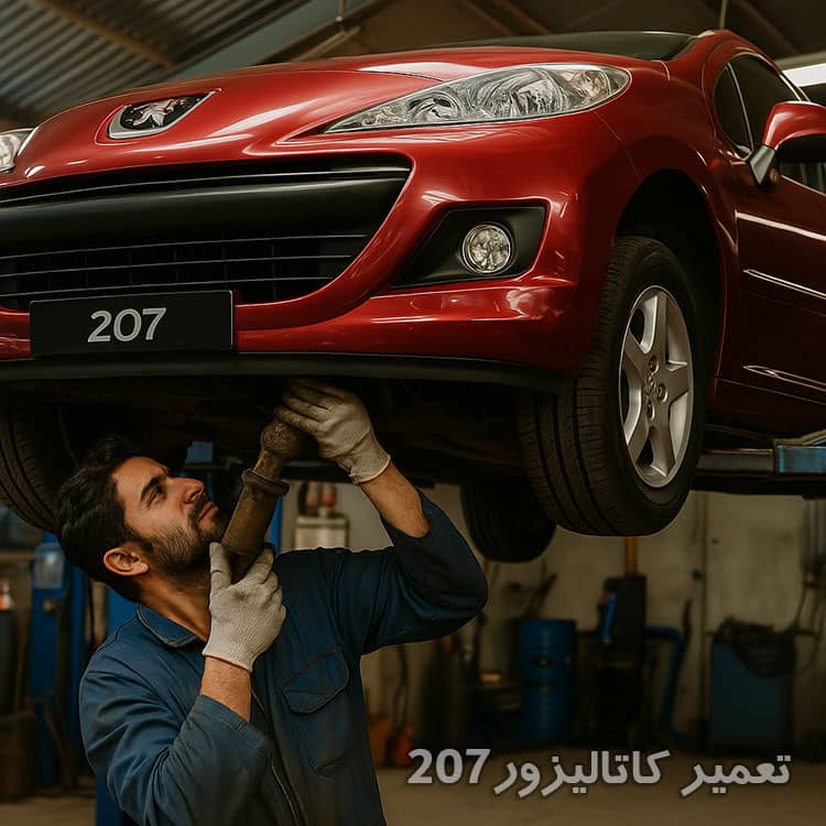هزینه تعمیر کاتالیزور 207 در تهران