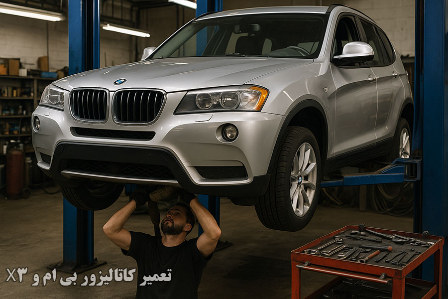 هزینه تعمیر کاتالیزور بی ام و X3 در تهران