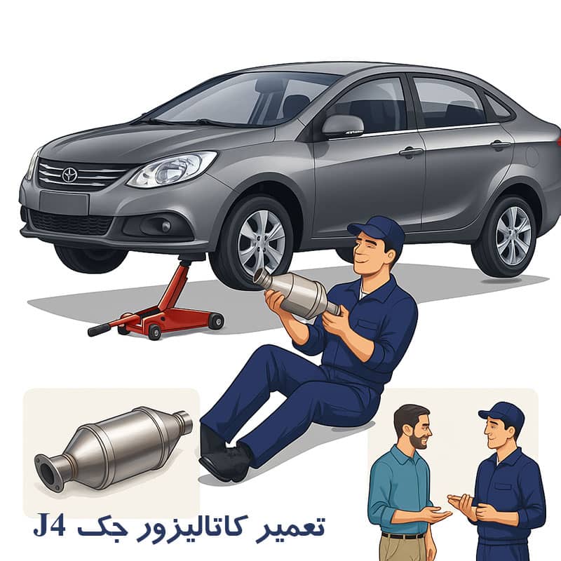 هزینه تعمیر کاتالیزور جک J4 در تهران