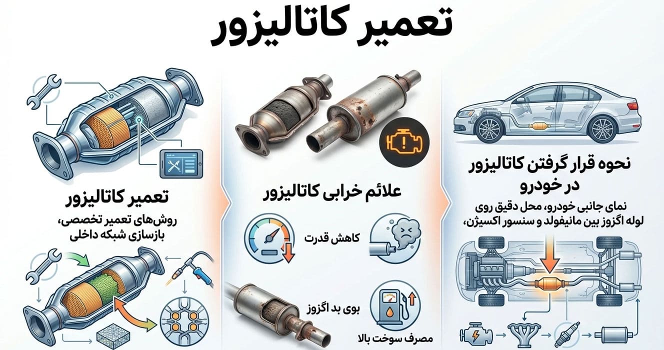 تعمیر تخصصی کاتالیزور در سورنا کاتالیست