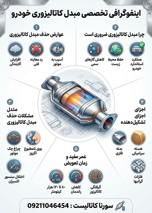 راهنمای تخصصی مبدل کاتالیزور خودرو راهنمای تخصصی مبدل کاتالیزور خودرو در تهران
